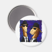 De Broers van de lama Magneet (Voorkant / Achterkant)