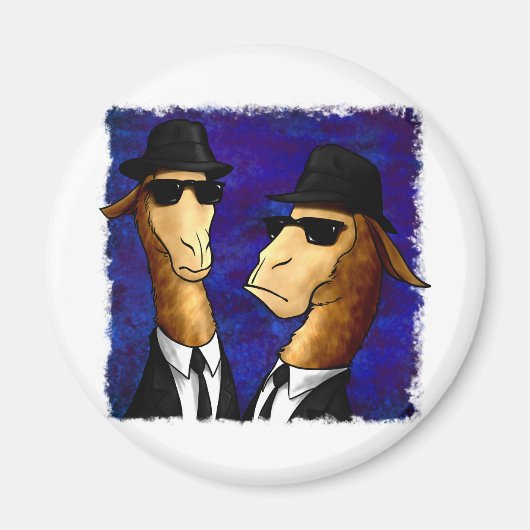 De Broers van de lama Magneet (Voorkant)