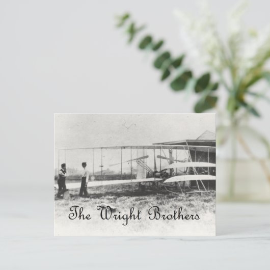 De broers van Wright Briefkaart (Staand voorkant)