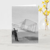 De broers van Wright testen vlucht Kaart (Gele Bloem)