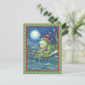 DE BROG OP LOG WAARSCHUWT DE HART, DE KUNST, DE KU BRIEFKAART (Staand voorkant)