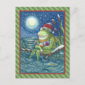 DE BROG OP LOG WAARSCHUWT DE HART, DE KUNST, DE KU BRIEFKAART (Voorkant)