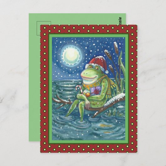 DE BROG OP LOG WAARSCHUWT DE HART, DE KUNST, DE KU BRIEFKAART (Voorkant / Achterkant)