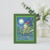 DE BROG OP LOG WAARSCHUWT DE HART, DE KUNST, DE KU BRIEFKAART (Staand voorkant)