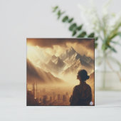 De bron van hulp (Psalm 121:1-2 CSB) Kaart (Staand voorkant)