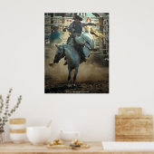 De Bronc Rider Poster (Keuken)
