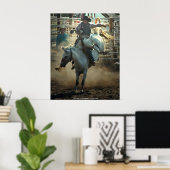 De Bronc Rider Poster (Thuiskantoor)