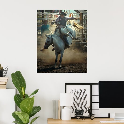 De Bronc Rider Poster (Thuiskantoor)