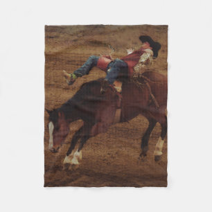 De Bronc - Rodeo Bronco Riding Fleece Deken