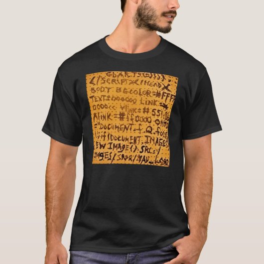 DE BRONCODE VAN EEN ZOEKMACHINE UIT SILICON VALLEY T-SHIRT (Voorkant)