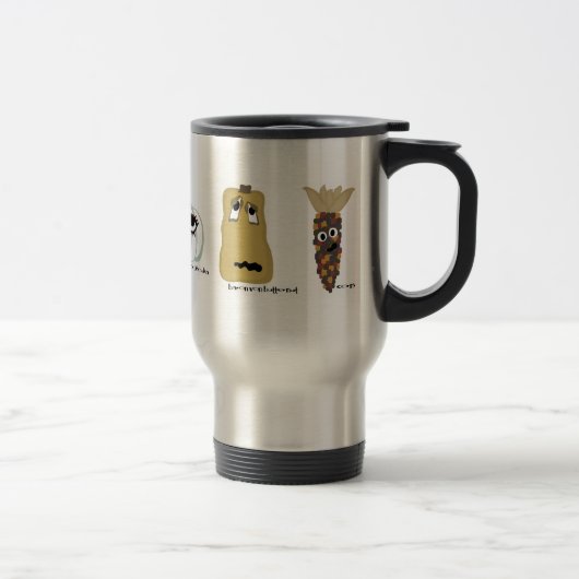 de bronnen van gothic (en corny!) reisbeker (Rechts)
