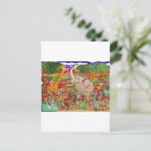 De Bronx-dierentuin zonder cache Briefkaart (Staand voorkant)