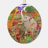 De Bronx-dierentuin zonder cache Keramisch Ornament (Links)