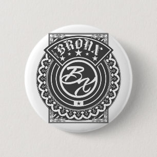 De Bronx-Logo Ronde Button 5,7 Cm