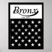 De Bronx | New York American Flag Poster (Voorkant)