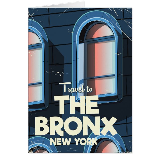 De Bronx New York City-reisposter (Voorkant)