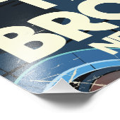 De Bronx New York City-reisposter Foto Afdruk (Hoek)