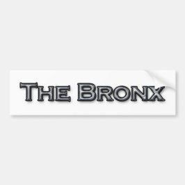 De Bronx New York Text Logo Bumpersticker