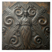 De bronzen Sylph Tegeltje (Voorkant)