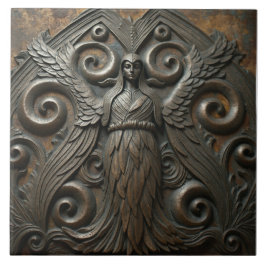 De bronzen Sylph Tegeltje