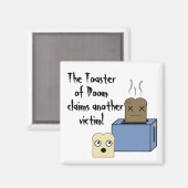 De broodrooster van Doom! Magneet (Voorkant / Achterkant)