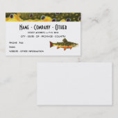 De Brook-forel Visitekaartje (Voorkant / Achterkant)