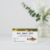 De Brook-forel Visitekaartje (Staand voorkant)