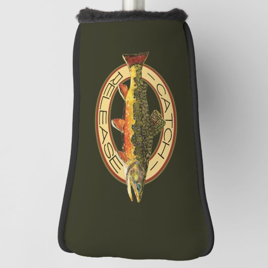 De Brook-forel Vist Golfheadcover (Draai 90)