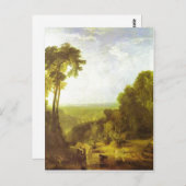 De Brook J oversteken. M. W. Turner, 1815, olie op Briefkaart (Voorkant / Achterkant)