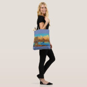 de Brooklyn Bridge-afdruk Tote Bag (Op model)