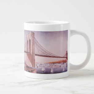 De Brooklyn Bridge Grote Koffiekop