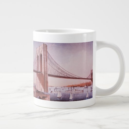 De Brooklyn Bridge Grote Koffiekop (Rechts)