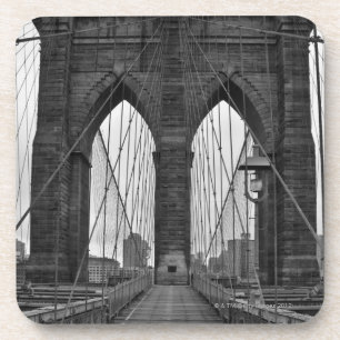 De Brooklyn Bridge in New York City Bier Onderzetter
