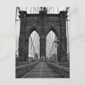 De Brooklyn Bridge in New York City Briefkaart (Voorkant)