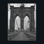 De Brooklyn Bridge in New York City Briefkaart<br><div class="desc">De Brooklyn Bridge in New York City. | Weygan Randolph Mayes | AssetID: 98060604</div>