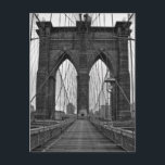 De Brooklyn Bridge in New York City Briefkaart<br><div class="desc">De Brooklyn Bridge in New York City. | Weygan Randolph Mayes | AssetID: 98060604</div>