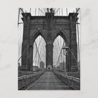 De Brooklyn Bridge in New York City Briefkaart