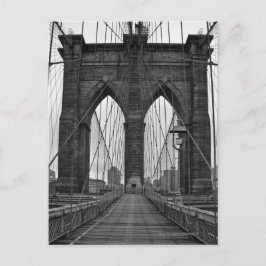 De Brooklyn Bridge in New York City Briefkaart