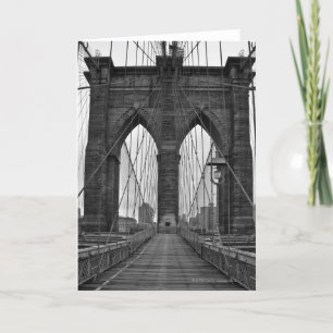 De Brooklyn Bridge in New York City Kaart