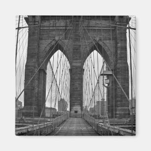 De Brooklyn Bridge in New York City Magneet