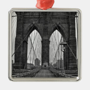 De Brooklyn Bridge in New York City Metalen Ornament