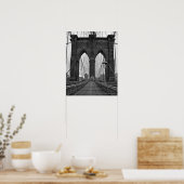 De Brooklyn Bridge in New York City Poster (Keuken)