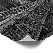 De Brooklyn Bridge in New York City Poster (Hoek)