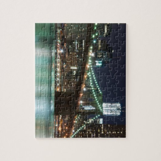 De Brooklyn Bridge - Kleur Legpuzzel (Verticaal)