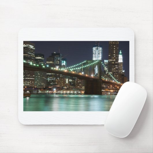 De Brooklyn Bridge - Kleur Muismat (Met muis)