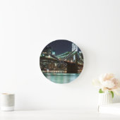 De Brooklyn Bridge - Kleur Ronde Klok (Huis)