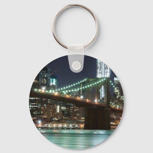 De Brooklyn Bridge - Kleur Sleutelhanger (Voorkant)