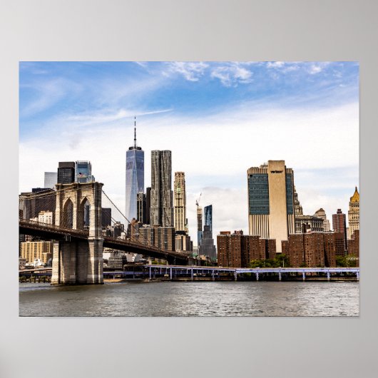 De Brooklyn Bridge Poster (Voorkant)