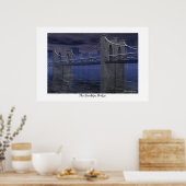 De Brooklyn Bridge Poster (Keuken)