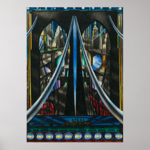 DE BROOKLYN BRIDGE POSTER